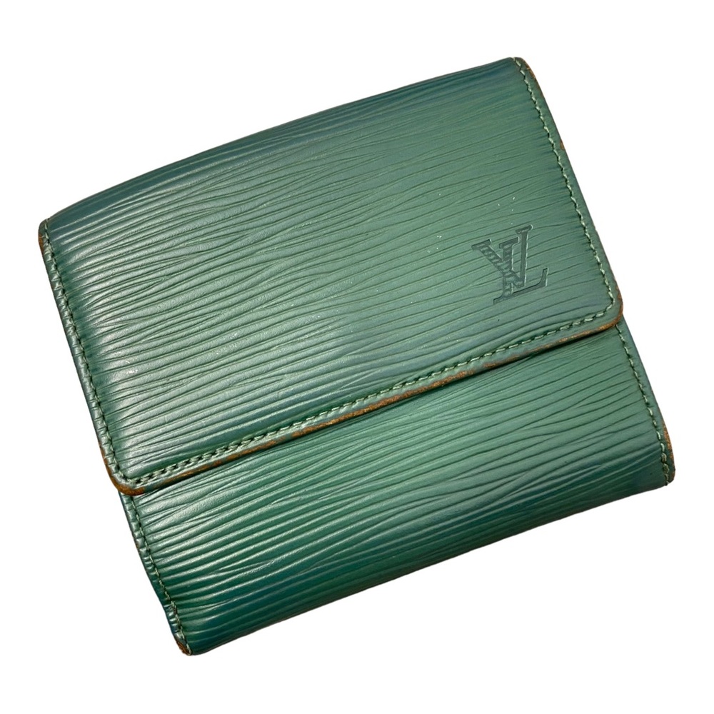 Louis Vuitton Green Epi Leather Wallet